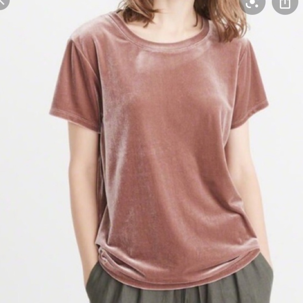 ABERCROMBIE & FITCH VELVET TEE